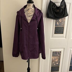 Elegant Purple Utility Jacket for Women
